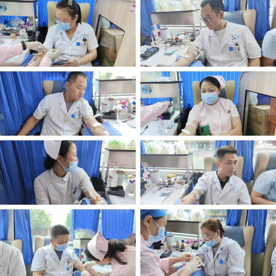 “醫(yī)”呼百應(yīng) 讓愛在血液中傳遞——合肥中山醫(yī)院開展無償獻(xiàn)血活動(dòng)