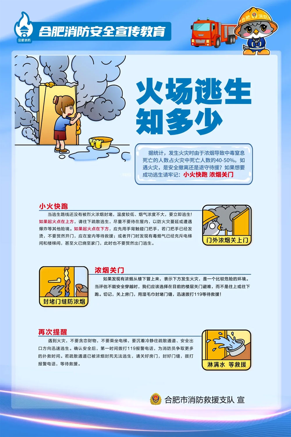 火場(chǎng)逃生知多少！